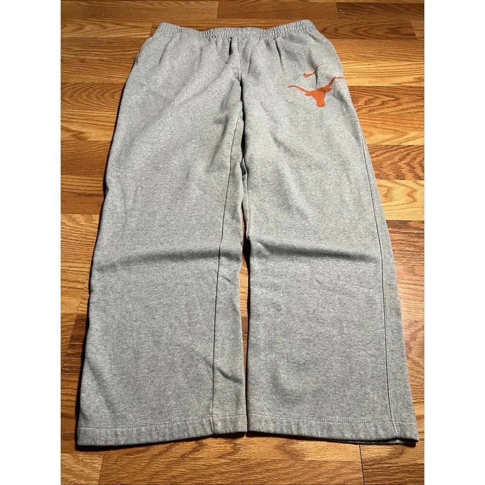 Nike Swoosh University Of Texas Longhorns Fleece Wideleg Sweatpants